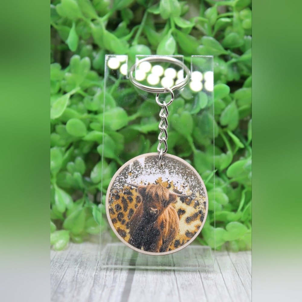 Animal Print Key Holder